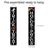 Halloween Decorations Outdoor Trick or Treat Happy Halloween Banner Porch Sign Decor