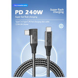 6-Foot Usb4 Cable Compatible With Thunderbolt 3, Thunderbolt 4 And Usb-C - Supports 8K Hd Display, 40Gbps Data Transfer, 240W Charging - 90-Degree Right Angle Usb-C