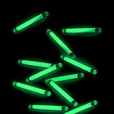 100 Pcs Small Green Glow Sticks/Mini Glow Sticks/Fishing Floats Perfect For Stuffing Easter Egg/Zombie Party/Easter Egg Hunt/Halloween Decoration