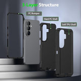 Heavy Duty Protective Phone Case for Samsung Galaxy S26 Black
