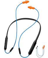 Noise Reduction Wireless Neckband Headphones with Replaceable Earbuds (Extra Set Included) - Qualcomm aptX HD, 27dB NRR, CVC Noise Cancelling Mic &