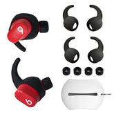 Anti Slip Silicone Ear Hook Tips For Beats Studio Buds Eartips For Beats Earbuds Replacement For Beats Cover Black 2 Pairs