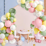 60pcs Pink Goose Balloon Set — 12" Pastel Balloons for Birthday & Baby Shower