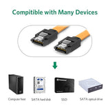 Sata Cables Iii, Ssd Data Cable 6.0 Gbps & Sata Power Splitter Cable 4 Pin To