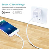 Usb Wall Charger, Charger Block, 3-Pack Charging Cube 1A/5V One-Port Charging Block Charger Box For Iphone 16 15 14 13 12 11 Pro Max,Se,Xr/Xs/X,8/7/6,Ipad,Samsung Galaxy S25 S24 A16,Note 20,Lg,Pixel 9