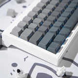 Pbt Doubleshot Keycaps 134 Keys Gradient Gray Backlit Oem Profile Keycaps Full