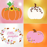 Little Pumpkin Fall Balloons Maple Leaf Confetti Garland Birthday Baby Shower