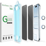 OneTouch Privacy Screen Protector for iPhone Air 17 6.5'' + Camera Lens Protector