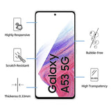 3-Pack Samsung Galaxy A53 5G Tempered Glass Screen Protector Anti-Scratch