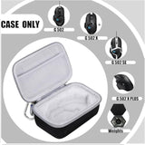 Carrying Mouse Case For Logitech G502 Hero High Performance/ G502 X Plus Lightspeed Gaming Mouse(Case Only) (Black)
