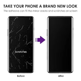 Screen Protector For Oneplus 8 Pro, Tempered Glass Uv Set - 3 Pack, Edge To Edge Full Protection, 9H Scratch Resistant, Sensitive Touch