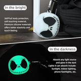 Compatible With Samsung Galaxy Buds 3 Pro Case&Galaxy Buds 3 Case Cover With Cleaner Kit, Glow In The Dark Soft Silicone Protective Skull Cases For Galaxy Buds 3/Galaxy Buds 3 Pro Case For Men Women