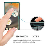 (3 Pack) Compatible For Google Pixel 6A 5G / Google Pixel 6A Screen Protector Tempered Glass,Touch Sensitive,Case Friendly, 9H Hardness