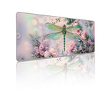 Dragonfly Large Mouse Pad Computer Desk Mat For Keyboard Gaming Desk Pads Waterproof Mouse Mats Work Office Home
