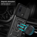 Motorola Moto G Pure Heavy Duty Armor Case with 2 Pack Tempered Glass Screen Protector, Military-Grade Protective Phone Cover with Magnetic Stand