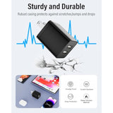 4-Pack Dual Port Usb Wall Charger 12W 2.4A Fast Charger Block For Iphone 17/16/15/14/13/12/11/X/8, Ipad, Airpods, Android, Samsung, Google Pixel, Moto, Lg - Compact Cube Adapter (Black)