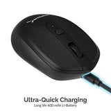 2.4Ghz Rechargeable Wireless Mouse With Adjustable Resolution (Ms-Rcwm)