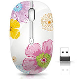 Wireless Mouse With Nano Receiver For Pc, Laptop, Notebook, Computer, Macbook,