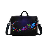 11.6-Inch To 12.5-Inch Neoprene Laptop Shoulder Messenger Bag Case Sleeve For 11 11.6 12 12.5" Inch Chromebook/Tablet/Notebook/Macbook Pro/Air (Musical Note)