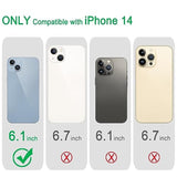 Compatible With Iphone 14 Case, Bling Sparkle Soft Tpu Anti-Scratch Shockproof Protective Phone Bumper, Women Girls Cute Slim Sparkly Phone Case For Iphone 14, Clear Glitter