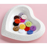 345Pcs 5/8 Inch(15Mm) Multi Colors Buttons 2 Holes Resin Button Assort
