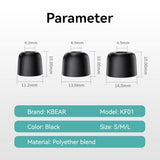 6 Pairs KZ ZS10 Pro Earbud Tips, KBEAR KF01 Memory Foam Noise Canceling IEM Ear tips for in ear Monitors, Suitable for ZAR, ZAS, CCZ Melody, DC02,