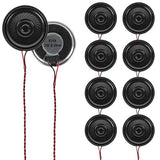 10PCS Metal Shell Round Internal Magnet Speaker 2W 8 Ohm for DVD, EVD, Mini Multimedia Loudspeaker