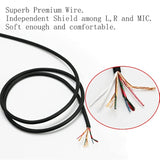 Replacement Audio Cable 3.5Mm 5 Pole Male Compatible With Steelseries Arctis Nova 1, 1X, Pro, 7, 7X, 1P Gaming Headset 1.3Meters/4.3Feet