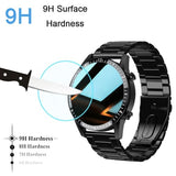 3 Pack Compatible with FILIEKEU I9Y Smart Watch 1.3 inch Screen Protector Tempered Glass for I9 1.3'' Smartwatch Screen Protectors Foils Glass 9H