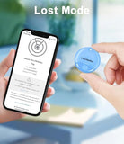 Tracker 4 Pack Bluetooth Item Finder For Iphone Mfi Certified Smart Tracker Compatible With Apple Find My, Replaceable Battery, Ip67 Waterproof Key Finder For Keys, Wallet, Luggage