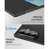 For Samsung Galaxy Z Fold 7 Case, Carbon Fiber Case For Z Fold 7, Ultra Slim & Thin Minimalist Protective Phone Cover, No-Case Feeling, Sturdy 600D Aramid For Support Wireless Charging (Matte Black)