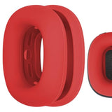 Geekria Silicone Earpad Covers Compatible with AirPods Max, Protector and Cushion Set, Easy No-Tool Installation (Red)