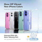 iPhone 16 Case, Clear, Non-Yellow, 12FT Protection, Slim, 6.1", for Women & Men
