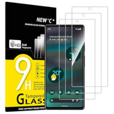 3-Pack Google Pixel 6A 6.1" Tempered Glass Screen Protectors Anti-Scratch
