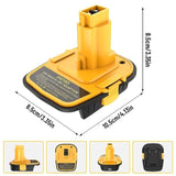 1 Pack Dm18D Battery Adapter Converter With Usb Port For Dewalt 18V Tools, Converts For De-Walt 20V Or Mil-Wau-Kee 18V Li-On To De-Walt 18-V Battery Adapter
