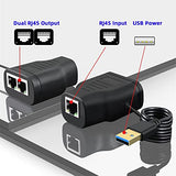 100Mbps Utp Stp Rj45 8P8C Plug To Dual Rj45 Hub Splitter Network Ethernet Switcher Adapter