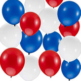 30Pcs Red White And Blue Balloons - 4Th Of July Decorations Independence Day Patriotic Anniversary Globos Para Decoracion De Fiestas Balloons For Birthday Party Ballons Decoration 12 Inch