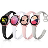 Galaxy Watch 7/6/5/4 20mm Slim Silicone Bands Multi-Color for Women Small