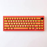 Pbt Keycaps 133 Keys Flame Gradient Keycaps Cherry Profile Dye-Sublimation Cus