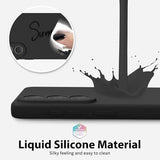 for Galaxy S26 Case Liquid Silicone Grip, Cute Thin Slim Soft Rubber TPU Plain Smooth Gel Cover for Women Girl Aesthetic Design, Matte Solid