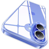 iPhone 16 Case, Clear, Non-Yellow, 12FT Protection, Slim, 6.1", for Women & Men