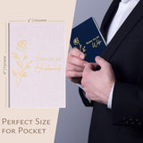 2 Pcs Elegant Wedding Vow Books With Vow Starter Cards, Lined Pages, Linen Hardcover His & Hers Wedding Gifts Keepsake Book Bride And Groom Notebook For Ceremony Vows