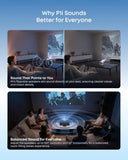 Anker Nebula P1I Portable Projector With Wifi And Bluetooth By , Flippable Design, 1080P Fhd, 380 Ansi Lumens, Auto Focus/Keystone, All-Glass Lens, Built-In Speaker