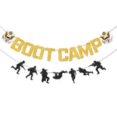 Boot Camp Army Banner – Army Themed Birthday Party Decorations