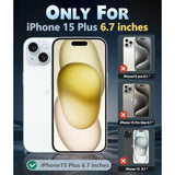For Iphone 15-Plus Phone Case: For Iphone 14 Plus Case Shockproof Magnetic Cell Phone Cover, Anti Yellowing Drop Proof Protective Phonecase- 6.7 Inch (Clear)
