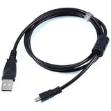 5Ft Long Usb Pc Battery Charger + Data Sync Cable Cord For Nikon Coolpix S4100