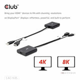 4K 120Hz Or 8K30Hz Hdmi To Displayport Video Adapter W/Usb Power - Hdmi 2.1 (M