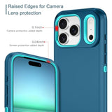 Rugged Heavy Duty Case for Apple iPhone 17 Pro Max 6.9" 2025, Turquoise - 3-Layer Full Body Protection, Dust/Drop Proof, No Screen Protector