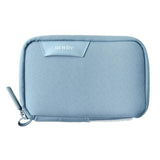 Folio Mini Small Tech Gear Pouch With Label Identification For Daily Travel, Gym, Work Organizer For Cables Chargers, Electronic Accessories (Arctic Blue)