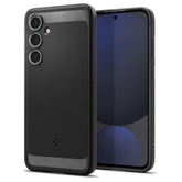 Spigen Rugged Armor Designed for Galaxy S24 FE Case (2024) - Matte Black